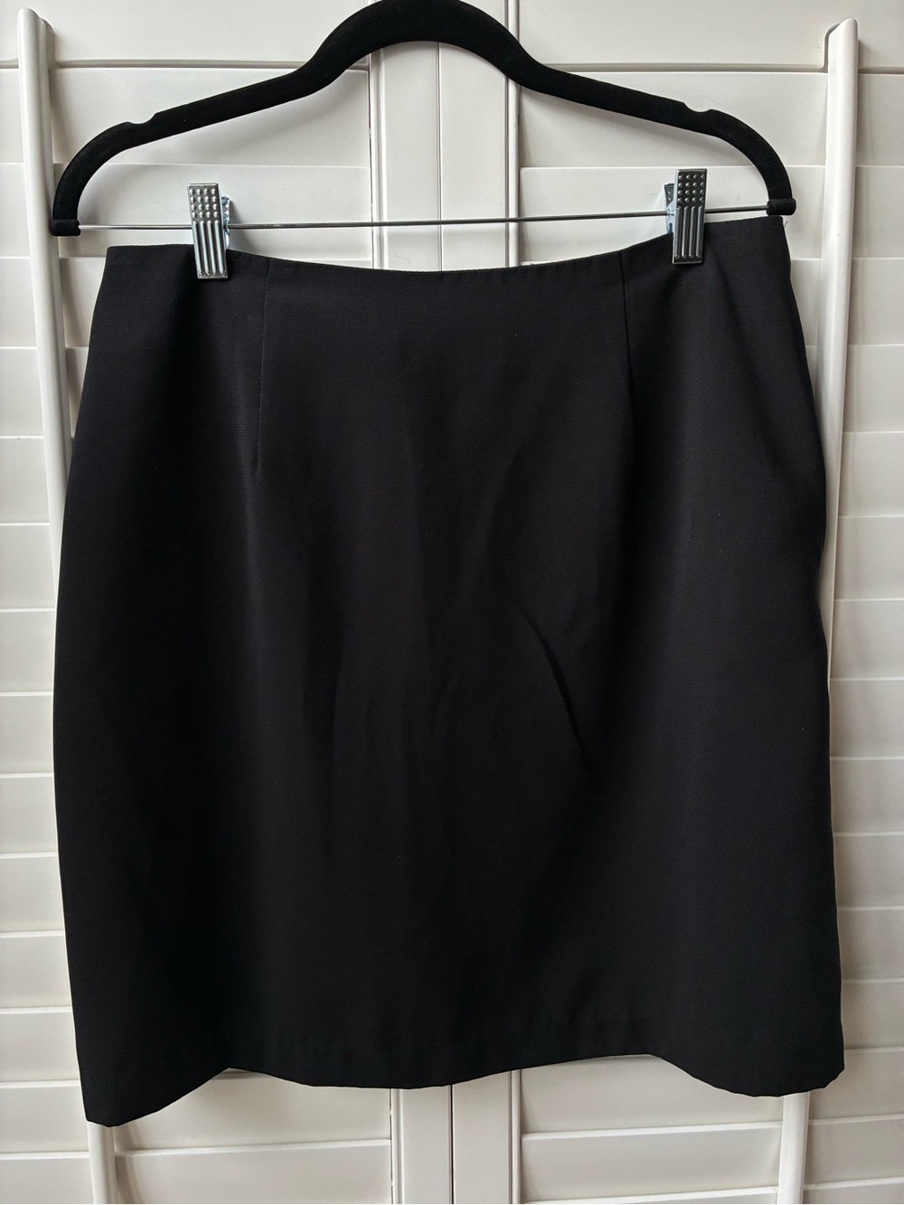 Vintage 90s Briggs black mini skirt size 12 made in usa
